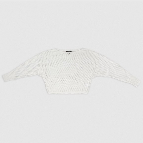 NEW! Ivory Open Stitch Dolman Sweater - Picture 3 of 6